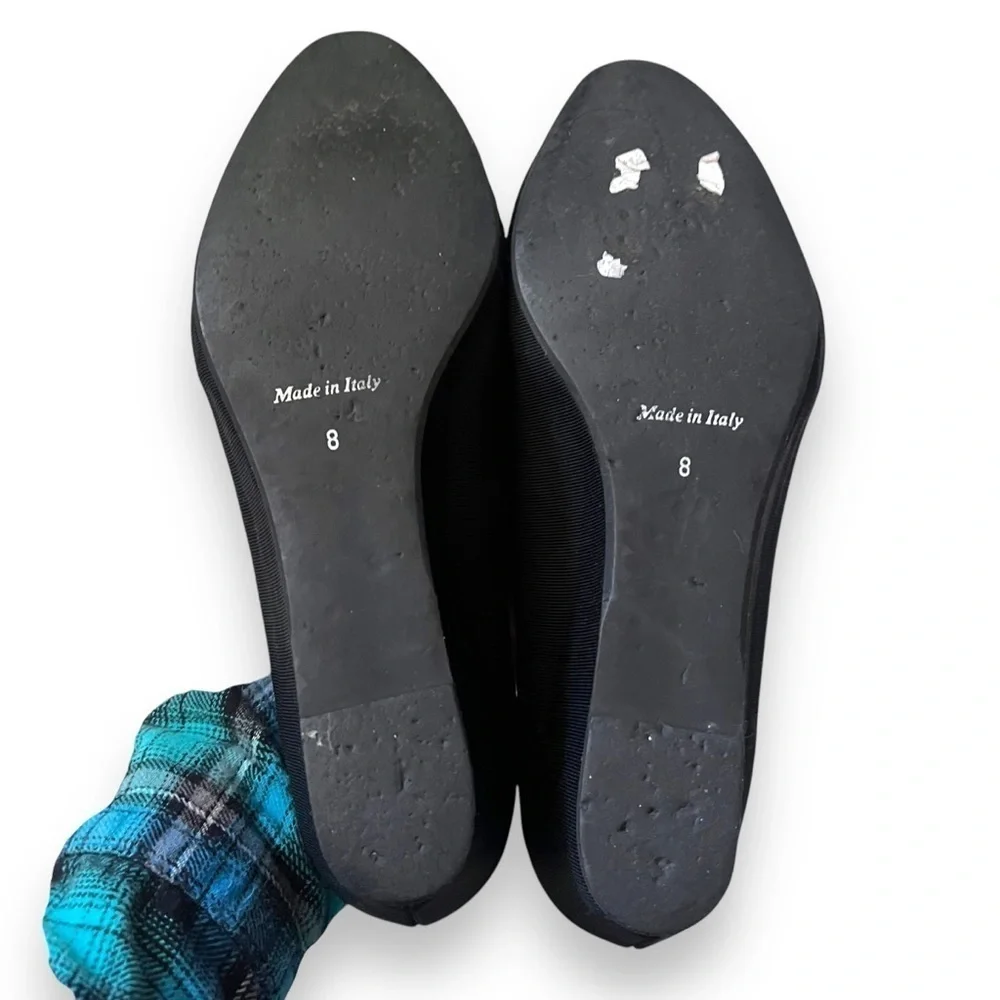 Aquatalia Black Wedge Shoes Size 8 Closed Toe Professional Business